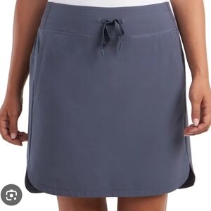 Kirkland Signature Active Skort Blue Ladies Size Small Activewear Stretch NWT